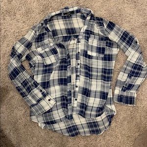 Plaid button up shirt